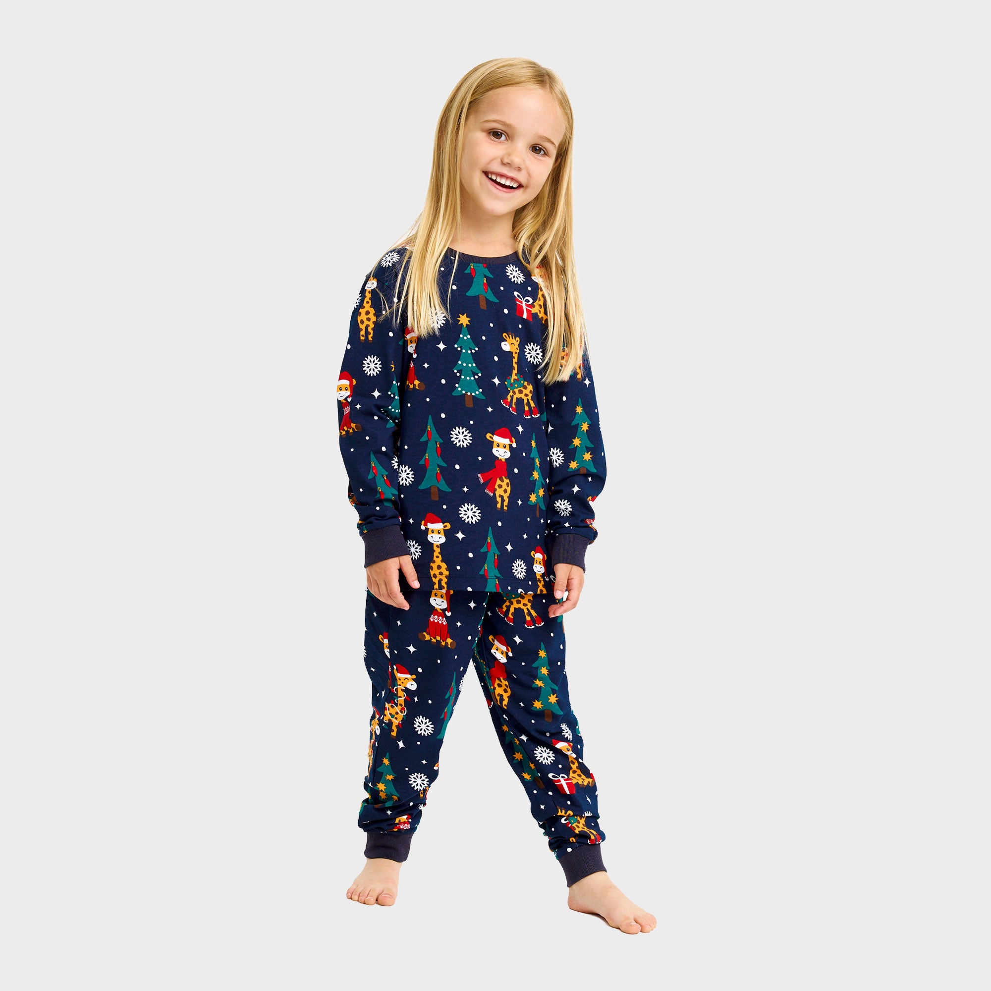 Giraffens julepyjamas - Barn.